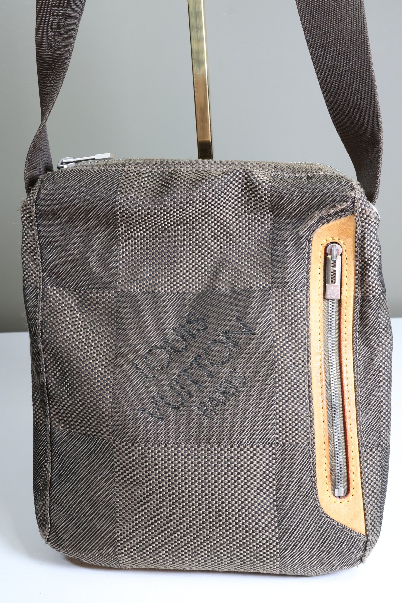 Louis Vuitton Brown Damier Geant Citadin Crossbody Bag Purse