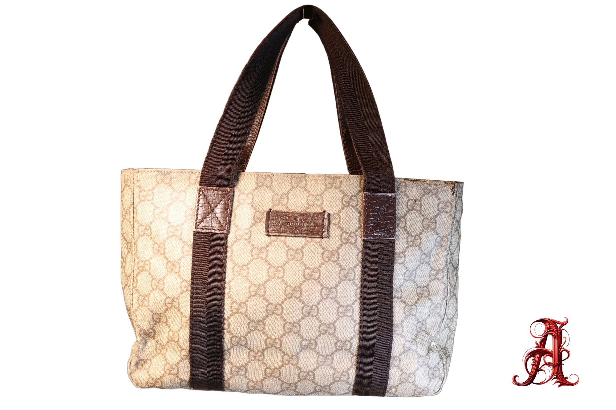 Gucci GG Supreme Joy Tote Handbag Purse Bag Authentic #1840