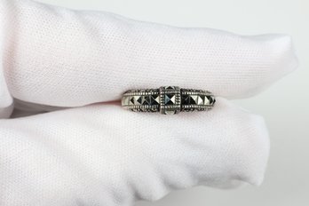 Sterling Silver 925 Marcasite Ring