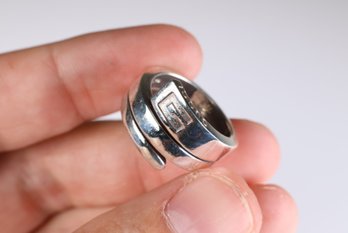 Gucci G Wrap Ring Sterling Silver 925 Designer Jewelry