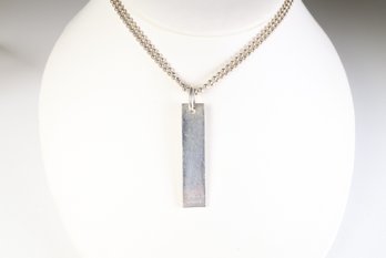 Gucci Bar Tag Double-Strand Pendant Necklace