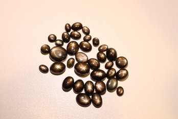 Natural Black Star Sapphire Lot 54ctw