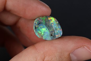 Natural Australian Boulder Opal 6.9ct Gemstone Jewelry