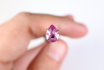 Natural Unheated Pink Sapphire 1.08ct 7 X 5.5 X 3mm Gemstone Jewelry