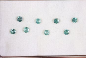 Natural Alexandrite 1.03ctw 3mm Round Cut From Brazil