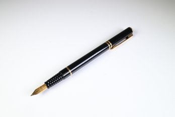 Waterman Laureat Fountain Pen Black & Gold Medium