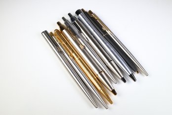 Lot Of 9 Parker Pens