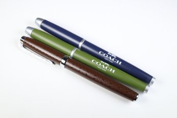 Lot Of 3 Couch Pens And Fountain Pens