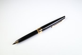 Platinum Mini 14k Gold Nib Fountain Pen Black Gold Trim