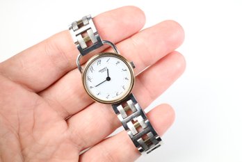 HERMES Arceau 25mm Quartz Gold Arabic Dial Womens Watch