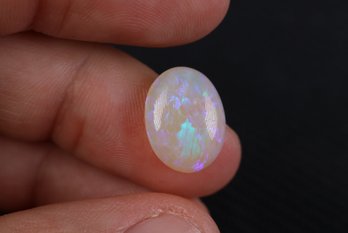 Australian Crystal Opal 4.10ct Loose Gemstone Fine Jewelry