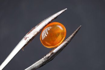 Natural Mexican Fire Opal 0.68ct Gemstone Jewelry