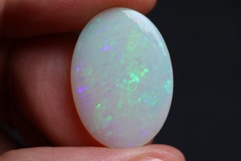 Natural Australian Dark Opal 3.18ctw Loose Gemstone Fine Jewelry