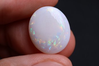 Natural Australian White Opal 2.68ctw Loose Gemstone Fine Jewelry