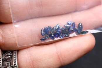 Natural Sapphire 3.54ctw Marquise Cut Ceylon Gemstone Jewelry