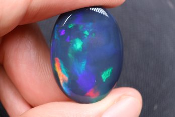 Natural Australian Black Opal 11.82ctw Loose Gemstone Fine Jewelry