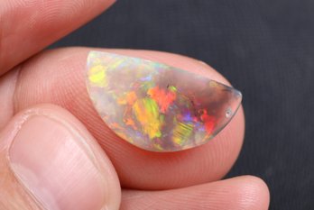 Australian Crystal Opal 1.28ct Loose Gemstone Fine Jewelry 'citrus Wedge'