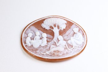 Antique Cameo Signed 'geneo Geno'