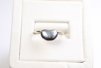 Tiffany And Co Elsa Peretti Bean Design Sterling Silver 925 Ring