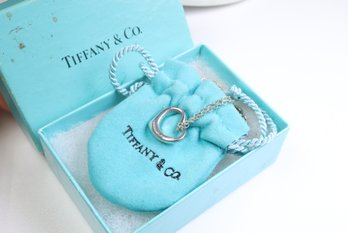 TIFFANY & CO Elsa Peretti Sterling Silver 925 Heart Necklace Comes With Box