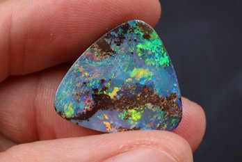 Natural Australian Boulder Opal 6.14ct Gemstone Jewelry