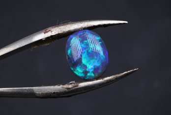 Natural Australian Black Opal 1.00ct Gemstone Jewelry