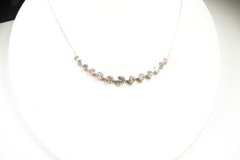Platinum, Natural Diamond Pendant Necklace 1.00ctw, Gemstone Jewelry Diamonds