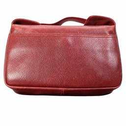 Cartier Must De Cartier Burgundy Leather Shoulder Bag Handbag Purse