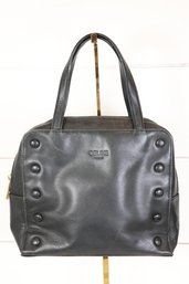 Celine Black Leather Handbag