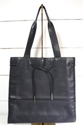 Gucci Black Leather Tote Bag Purse
