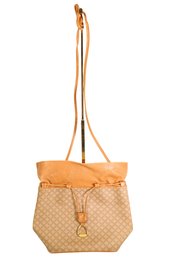 Celine Macadam Shoulder Bag Leather Monogram Purse Bucket Tote