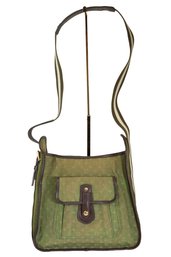 Louis Vuitton Monogram Leather And Cloth Daily Shoulder Bag Tote Purse