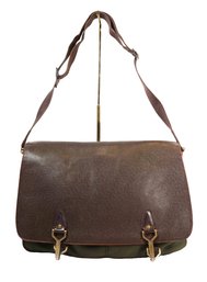 Louis Vuitton Delsous Taiga Messenger Bag In Brown Leather Shoulderbag Purse