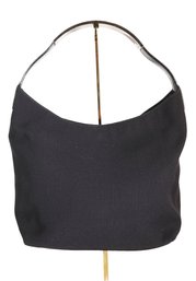 Gucci Nylon Metal Handle Shoulder Bag In Black Purse