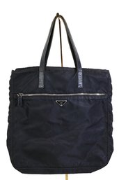 Prada Black Nylon Shoulder Bag Purse