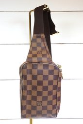 Louis Vuitton Damier Ebene Geronimos Shoulder Bag Purse