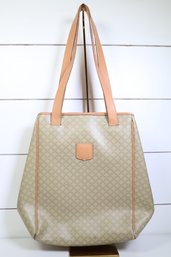 Celine Macadam Canvas Tote Bag Monogram Purse