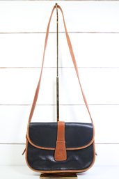 Celine Black And Brown Leather Crossbody Bag Purse
