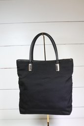 Gucci  Nylon Tote Vintage Black Purse