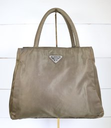 Prada Tessuto Nylon Top Handle Bag Shoulder Bag Purse