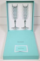 Tiffany & Co. Floret Champagne Pair Set Wine Glass