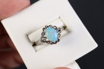 Australian Opal Sterling Silver 925 Ring