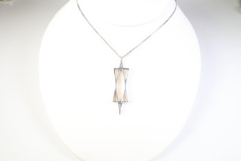 GUCCI Sterling Silver Star Of David Silver 925 Chain Necklace Pendant