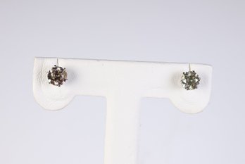 Platinum Diamond Earring Studs 1.00ct Jewelry Gemstone Diamonds