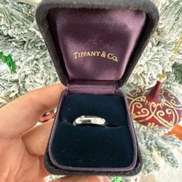 Tiffany&co Platinum Diamond Etoile Ring Band