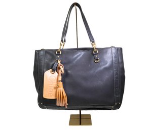 Chloe Black Eden Leather Tote Bag Handbag Purse