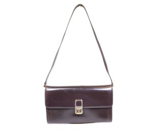 Gucci Vintage Brown Leather Handbag Purse