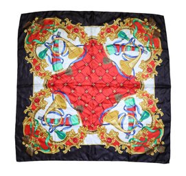 CELINE Vintage Cotton Handkerchief Scarf