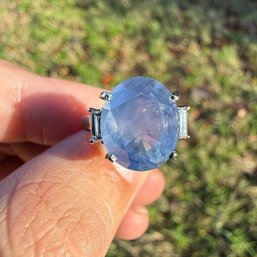 Unheated Natural Star Sapphire & Diamond Ring 8.80ctw, 8.5 Grams Of Platinum, Gemstone Diamonds Jewelry