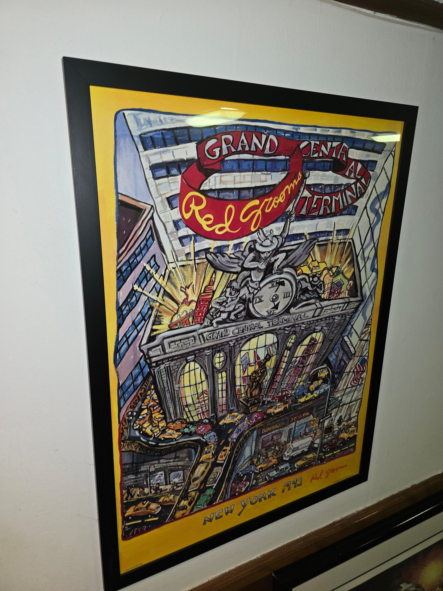 Red Grooms, Grand Central Terminal New York 1993 Poster Print 